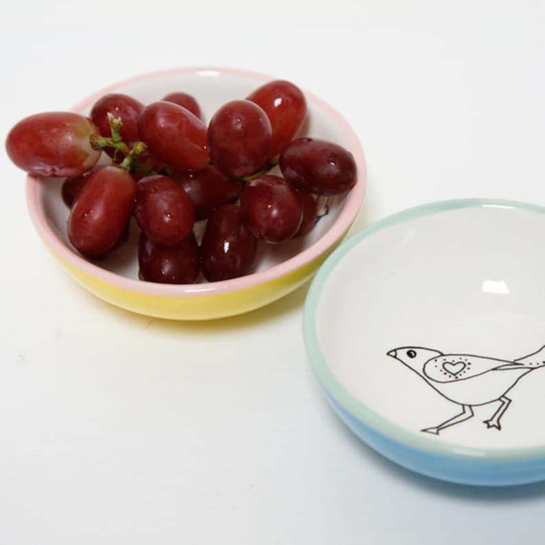 Ceramic Small Bowl Love Penguins image 6