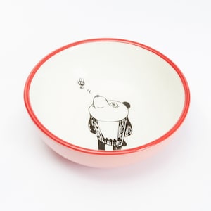 Ceramische Kleine Kom - Kleine Beer met een Bij