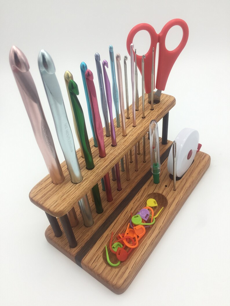 Slimline Crochet Hook Organizer / Workstation Etsy