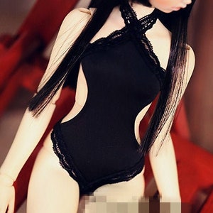 Sexy Cross Lace Straps Waist Underwear for 1/6 1/4 MSD 1/3 SD16 Doll Clothes Customized UW27