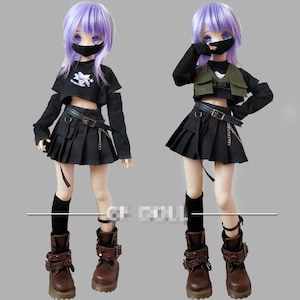 Sweetie Short Shoulder Top for BJD 1/4 ,1/3 SD16 Doll Clothes Customized CWB199