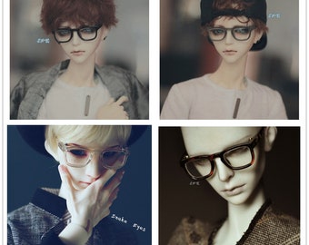 1//3 BJD SD DD Doll Accessory Handsome Gold Full-frame Glasses Boys//Girls Glass