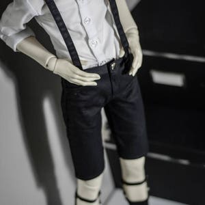 Bjd Five Suspenders pants for 1/6 yosd  1/4 msd,1/3 SD17 Uncle Customized  Doll Clothes CMB63