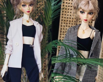 Casual loose Top Coat for BJD 1/4 ,1/3 Doll Clothes Customized CWB241
