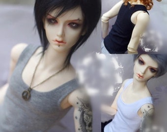 Basic Vest Shirt for 1/6 yosd 1/4 msd,1/3 SD17 Uncle Customized  Doll Clothes CMB42