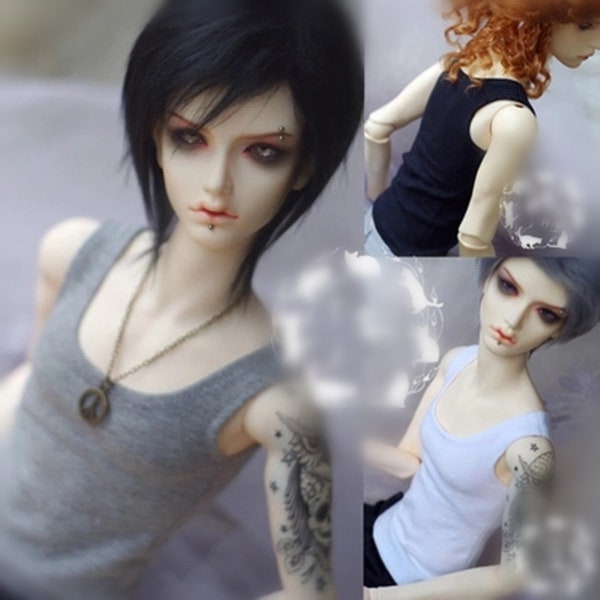 Basic Vest Shirt for 1/6 yosd 1/4 msd,1/3 SD17 Uncle Customized  Doll Clothes CMB42