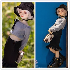 Slim long Skirt for BJD 1/6 1/4 ,1/3 SD13 Doll Clothes Customized CWB193