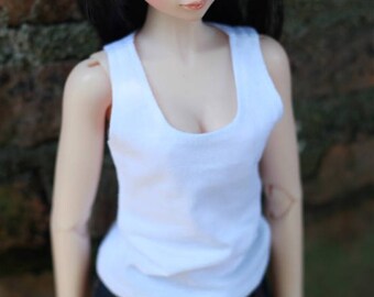 Bjd Camiseta sin mangas Camisola para 1/6 yosd, 1/4 msd,1/3 SD16 Ropa de muñeca CWB29