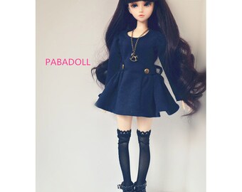 Bjd Doll Uniform Dress for 1/4 MSD 1/3 SD16 DD Doll Clothes Customized CWB9