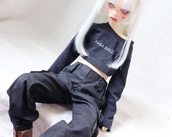 Cool Cargo Pants for 1/6  1/4 msd,1/3 SD17 Uncle Customized  Doll Clothes CMB158