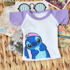 Cute Animal T shirt for 1/6 Yosd 1/4 Msd 1/3 SD16 SD17 Uncle IP EID Bjd Doll Clothes Customized