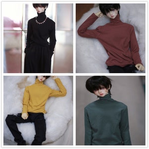 New Turtleneck Bottoming shirt for BJD Doll 1/6 1/4 1/3 SD17 Uncle Doll Clothes CMB217