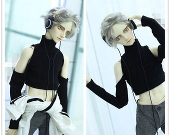 Cool Turtleneck Waist Sweater Shirt for 1/6 1/4 msd,1/3 SD17 Uncle Customized Doll Clothes CMB156