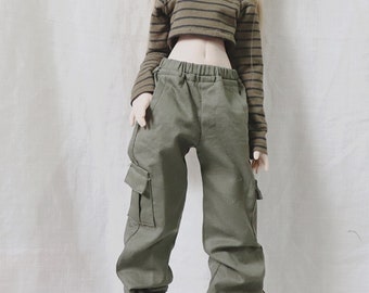 Cargohose für BJD 1/6 1/4 1/3 SD16 Custom BJD Puppenkleidung CWB160