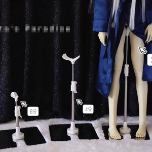 BJD Support Stand for Display 1/8 1/6 1/4 1/3 Uncle Doll Accessories AC56 image 2