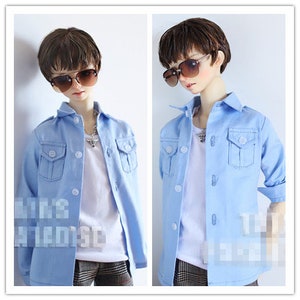 Handsome Shirt For BJD 1/6 1/4 MSD 1/3 SD13 SD17 Uncle Doll Clothes CMB213