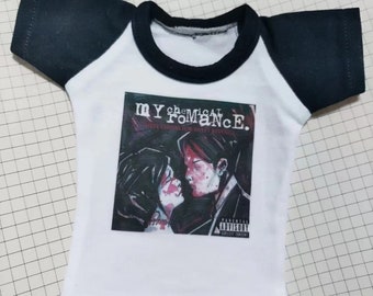 Print T Shirt for ob11 1/8 1/6, 1/4 ,1/3 DD SD17 Uncle Customized BJD Doll Clothes