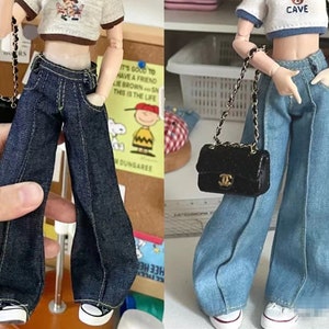 Wide-leg pants for BJD Blyth OB24 1/6 1/4 1/3 SD16 Doll Clothes Customized CWB215