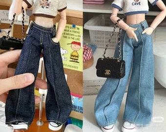 Wide-leg pants for BJD Blyth OB24 1/6 1/4 1/3 SD16 Doll Clothes Customized CWB215