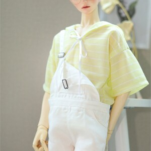 Stripe Navy Hoodie Shirt for 1/6 1/4 1/3 SD17 Uncle Doll Clothes Customized CMB228 zdjęcie 10