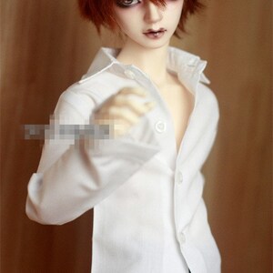 Bjd Doll Classic Shirt for 1/4 msd,1/3 SD17 Uncle Customized Doll Clothes CMB4 image 2