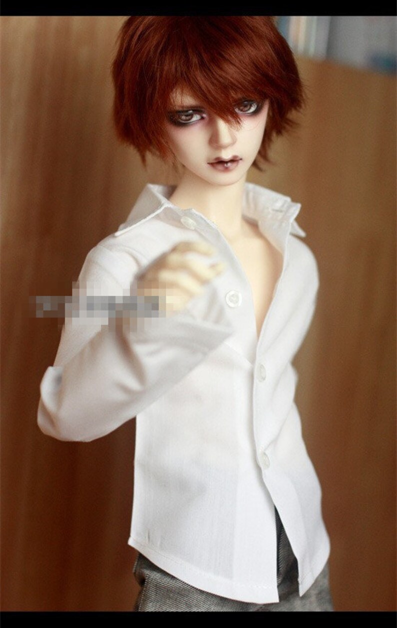 Bjd Doll Classic Shirt for 1/4 msd,1/3 SD17 Uncle Customized Doll Clothes CMB4 image 2