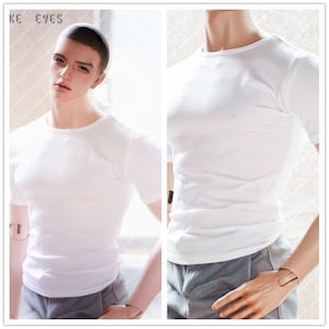 Basic T shirt for 1/6 1/4,1/3 SD17 Uncle Customized  Doll Clothes CMB231