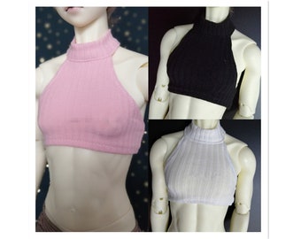 Stripe Tank Top Shirt for 1/6 1/4 ,1/3 DD BJD Doll Clothes Customized CWB271