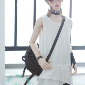 Loose Ripped Vest T shirt for BJD 1/6 1/4 ,1/3 SD17 Uncle Doll Clothes Customized CMB226 image 2