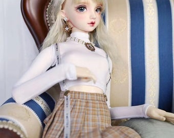 Tight High Neck Long Sleeves Shirt For BJD 1/3 SD16 DD Doll Clothes W388