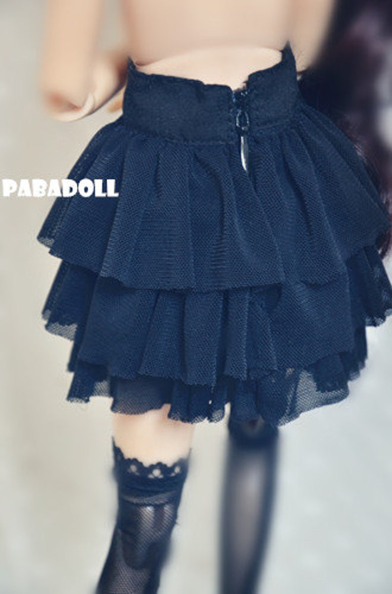 Lace TUTU Skirt for Bjd Doll 1/6 Yosd 1/4 Msd 1/3 SD16 DD SDgr Doll Clothes Customized CWB33 image 3