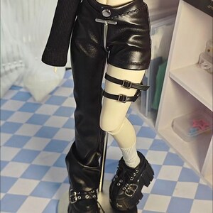 Hoodie & Leather Pants And Waffle For BJD 1/4 Doll Clothes W424 zdjęcie 7