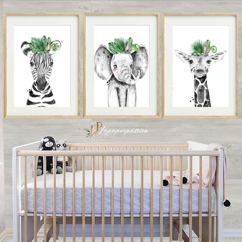 Printed Nursery Prints Nursery Wall Art Unisex Nursery Etsy Australia
