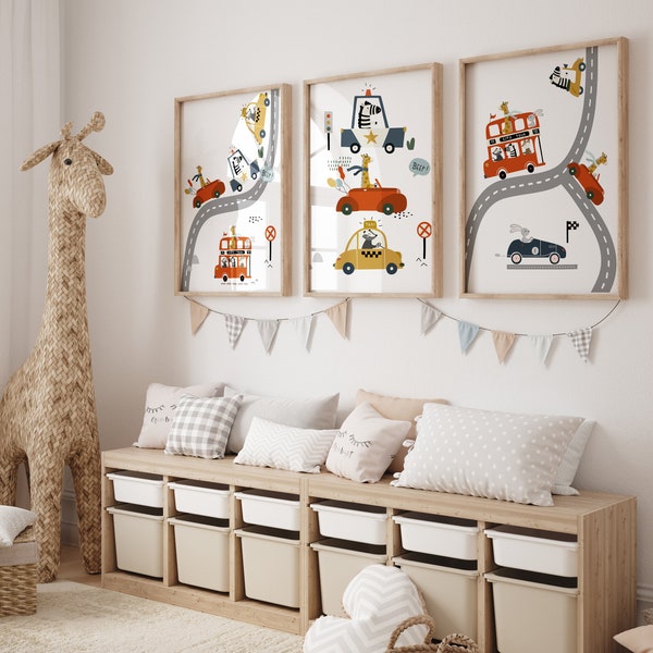 Car Nursery Art Etsy Australia