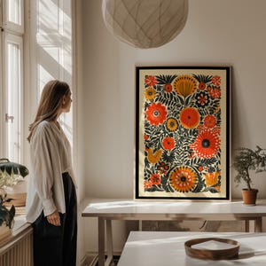 Mexicican Art Poster: Vintage Mexico Retro Folk Home Decor
