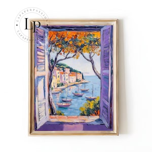 Henri Matisse Print Aesthetic Matisse Poster, Living Room Decor, Matisse Style Fauvism Painting, Modern Exhibition Print, Mediterranean Art