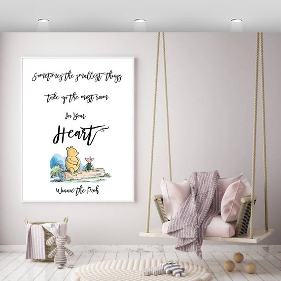 winnie the pooh nursery wall art