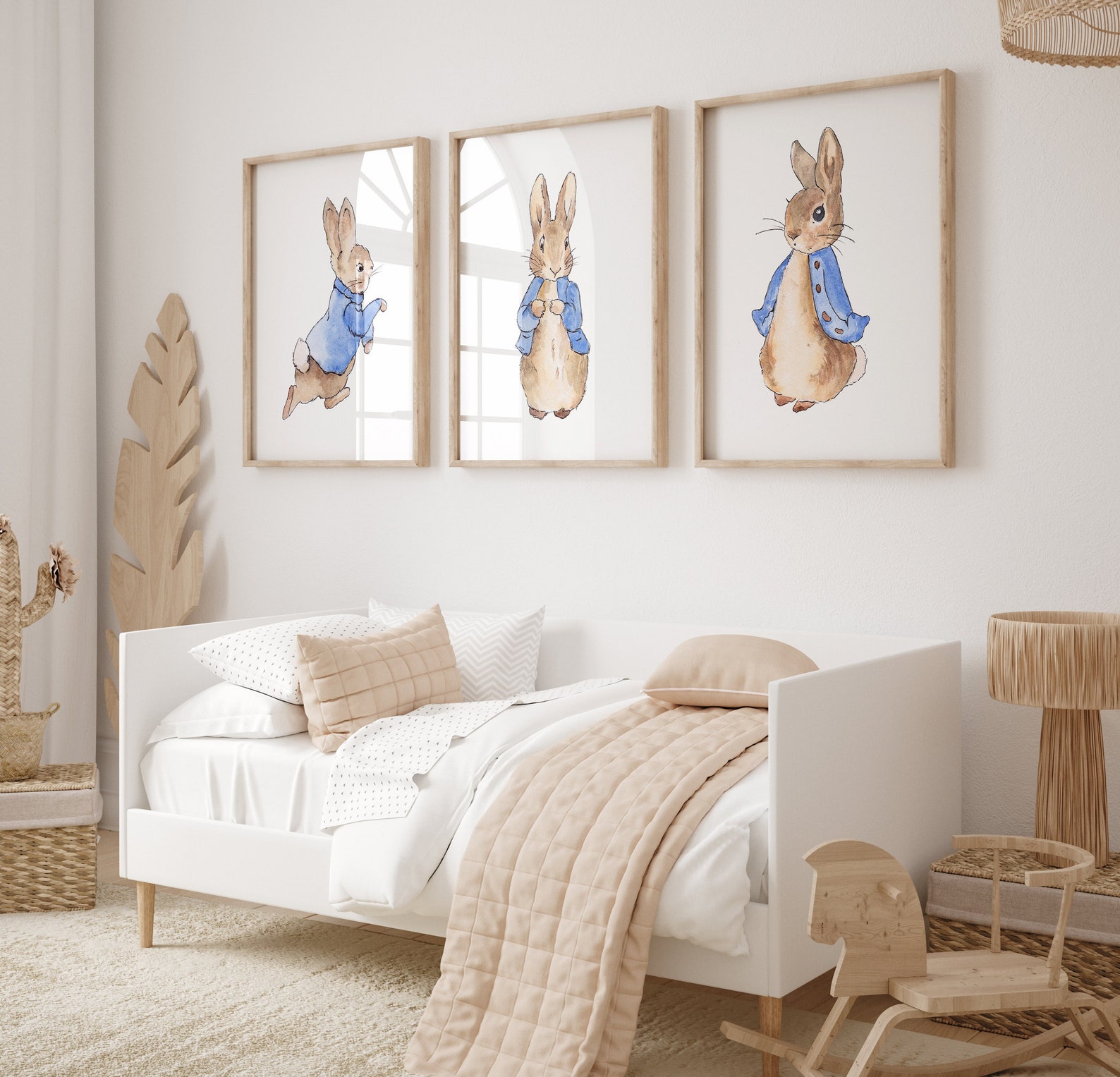 Peter Rabbit Nursery Art – Watercolor Bunny Prints - Etsy