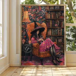 Witch Poster: Witchy Home Decor Wall Art