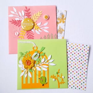 2 ENVELOPES: For all your celebrations and occasions. Unique and original handmade cards, carefully crafted....Birthday