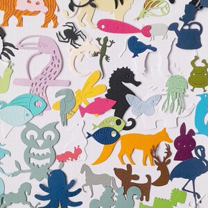 ANIMAUX - 75 Découpes avec de l'imagination, vous créez de magnifiques décorations pour un moment de plaisir en famille, entre amis ou seul.