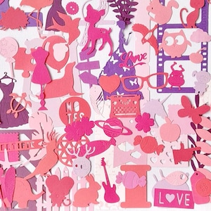 ROSA E VIOLA - 75 ritagli = Scorciatoia verso la creatività = ritagli pronti all'uso, pratici e veloci per trovare ispirazione!