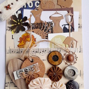 VINTAGE - 50 Scrapbooking-stansen en versieringen: laat je creativiteit de vrije loop met deze handgemaakte knutselspullen