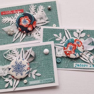2 CARTES - Dites-le avec des mots...Cartes fait-main, uniques, originales, artisanales...Faites passer le message !