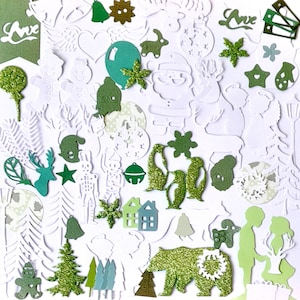 NOEL - 75 Découpes : (Re)Trouvez l'inspiration pour Noël avec ce kit de découpes spécial scrapbooking & carterie aux motifs festifs