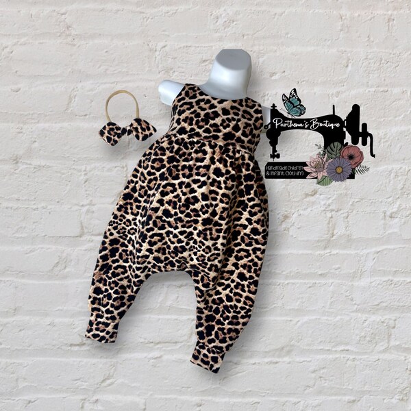 Leopard Print Romper Etsy