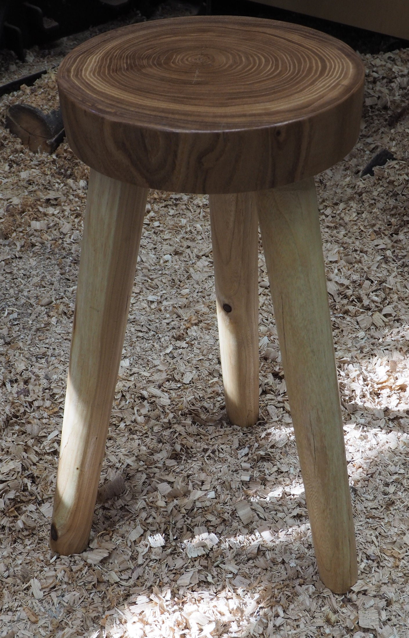 Three-legged Ash Stool - Etsy