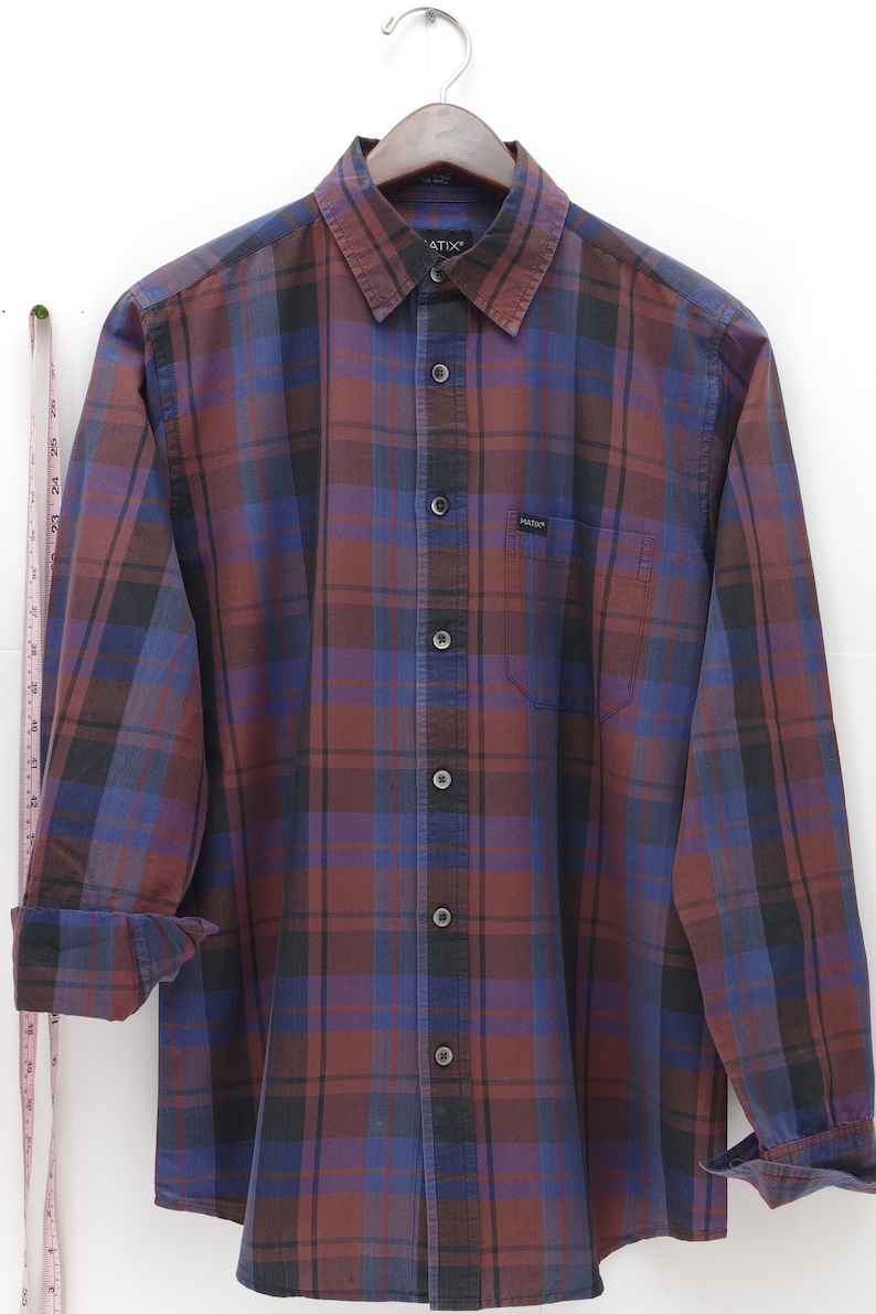 Lumberjack Tee Grunge Shirt Blue Button Downs Skater Shirts Long Sleeve Button Ups Trending Hipster Shirts BLACK RED BLUE Plaid Shirt