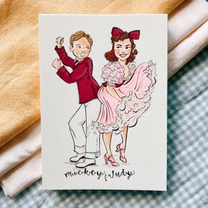 Mickey Rooney and Judy Garland art, Judy Garland, Judy Garland art