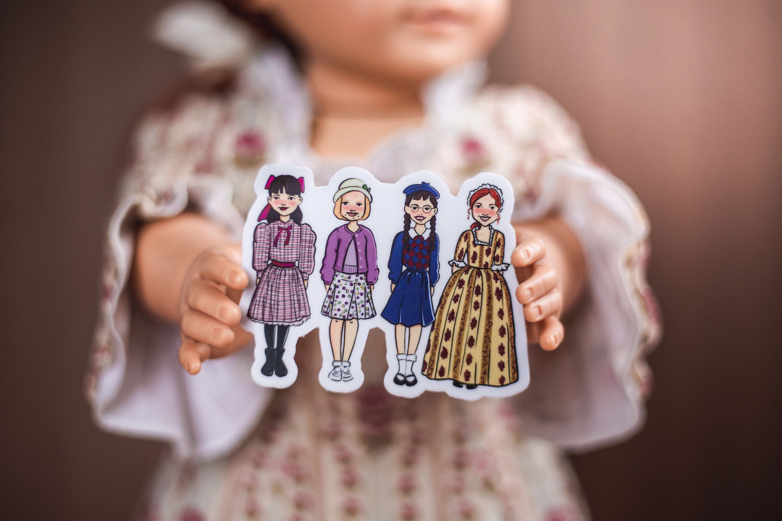 Stickers Stickers, Labels & Tags Paper Samantha American Girl Doll